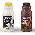 Product rendering: Milk bottles
