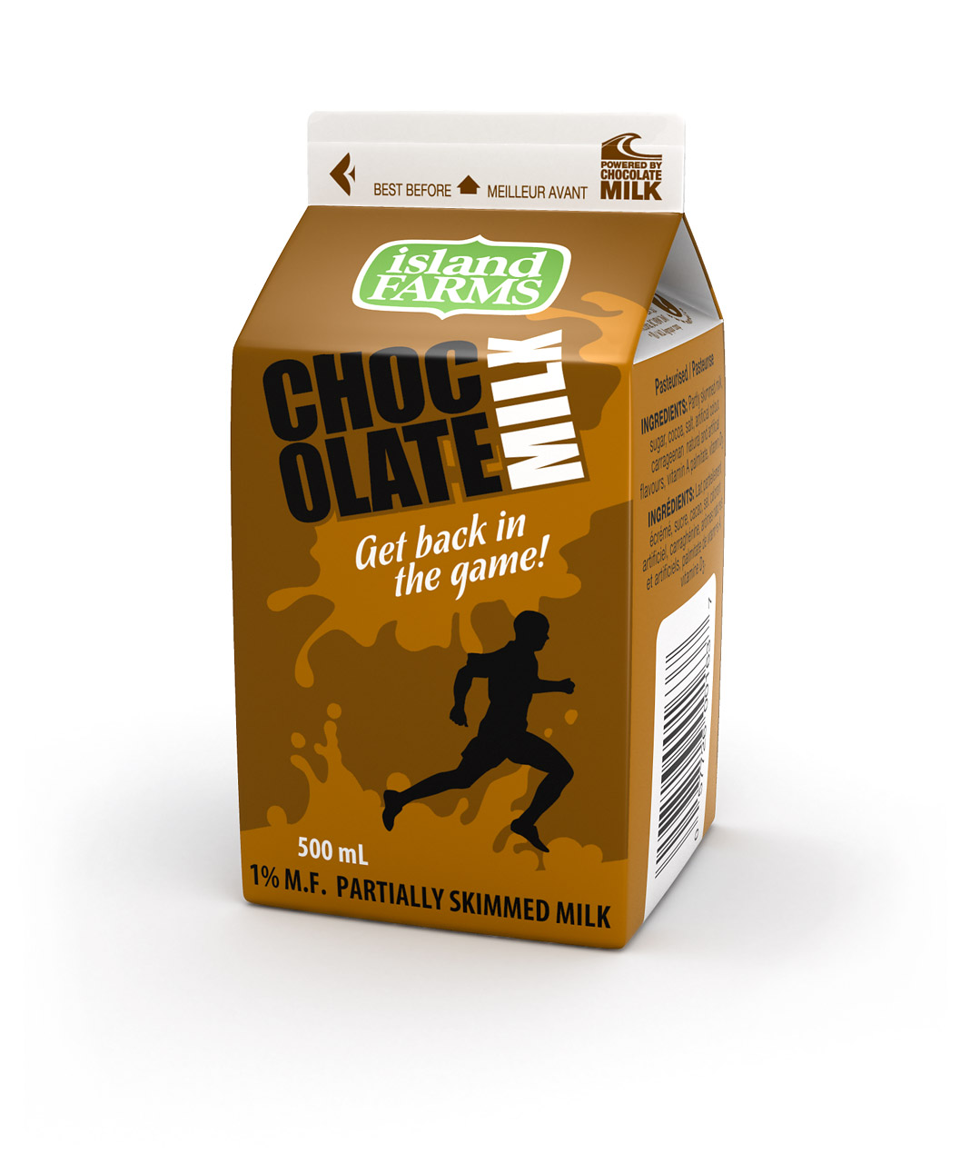 Product rendering: Milk carton